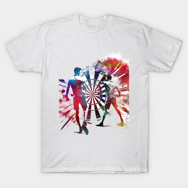 darts sport art #darts #sport T-Shirt by JBJart